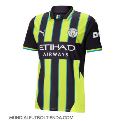 Camiseta Manchester City Segunda Equipación Replica 2024-25 mangas cortas